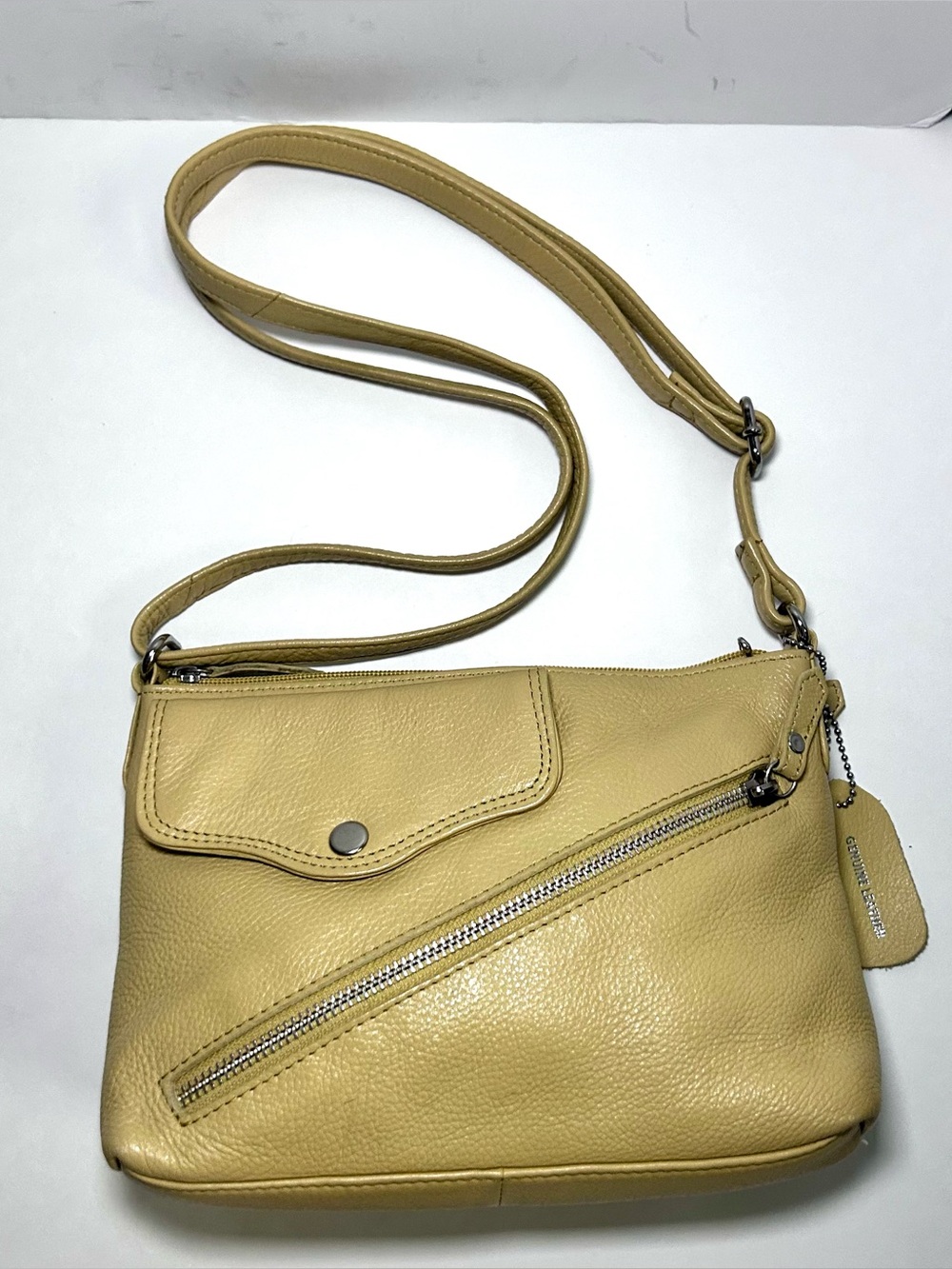 Great American Leather Works Yellow Shoulder Bag